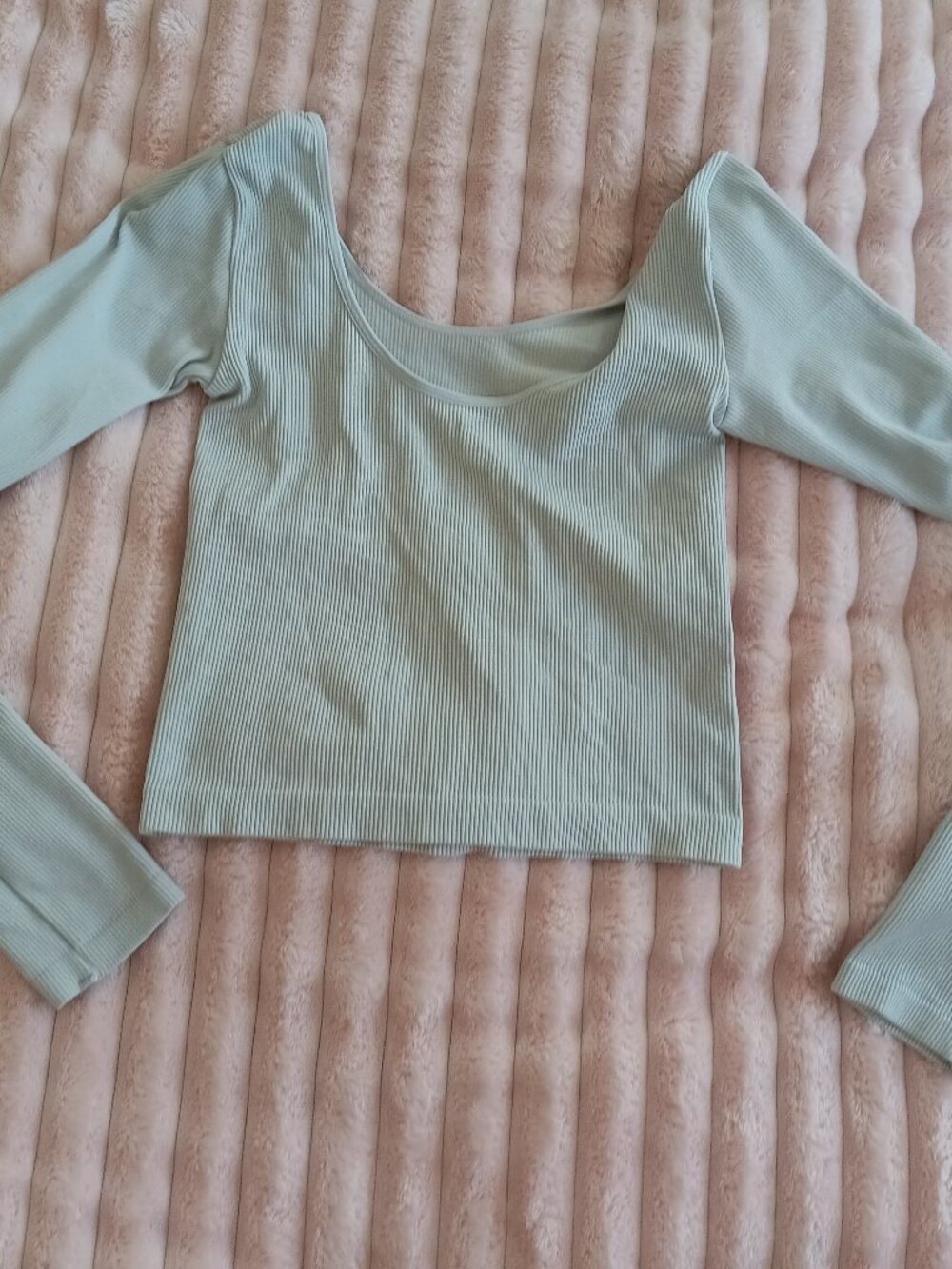 Wild Fable Crop Snug Long Sleeve Shirt